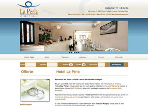 Sito Web CMS Settore Alberghiero - Hotel La Perla