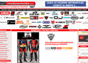 Sito Ecommerce B2C Abbigliamento Moto - Moto e Moto