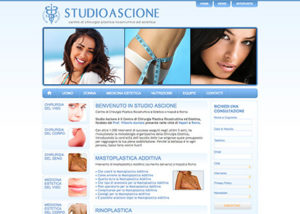 Sito Web CMS Chirurgia Plastica - Studio Ascione